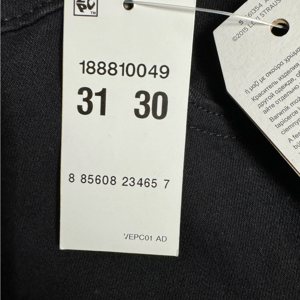 Levi’s skinny jeans‎ size 31/30 - Picture 3 of 6